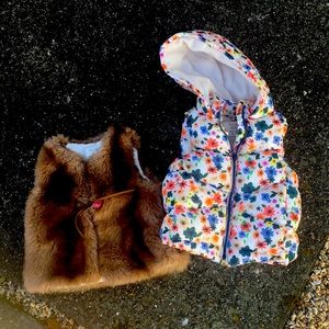 Two Zara Baby vests